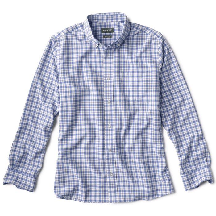 Orvis Ultralight Comfort Stretch Long-Sleeved Shirt Orvis True Blue / M Men's Long Sleeve Button Down Shirts Rivers and Glen Trading Co