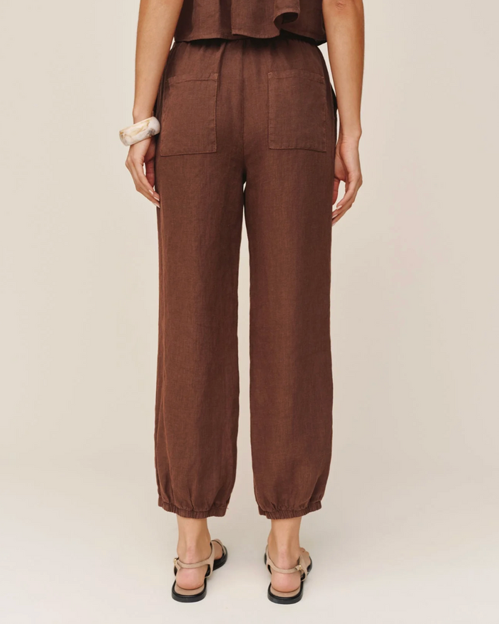 Oversized Femme Jogger - Sea Glass Brown