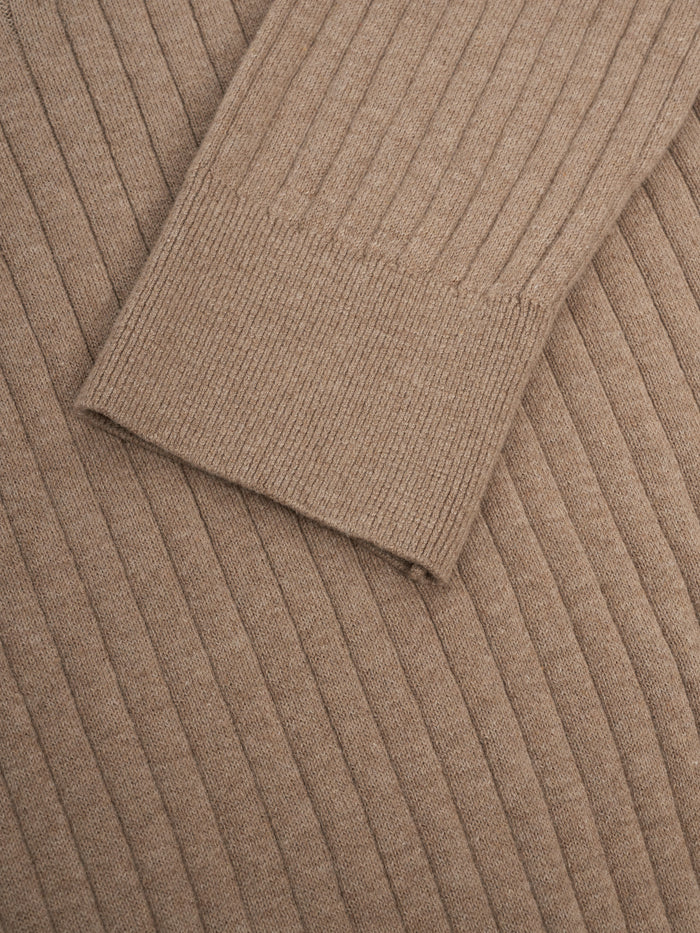 Pablo Knitted Polo Shirt Eversley Sand