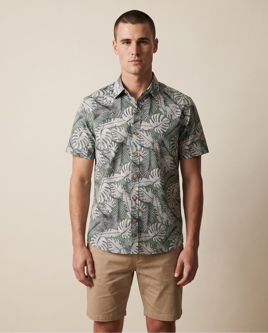 Palms Aloha - Jungle Green