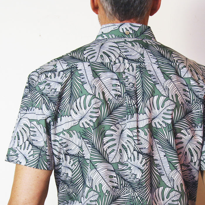 Palms Aloha - Jungle Green - Back View
