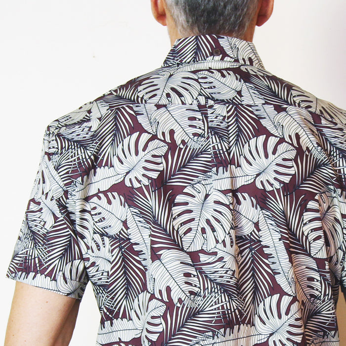 Palms Aloha - Plum - Back View