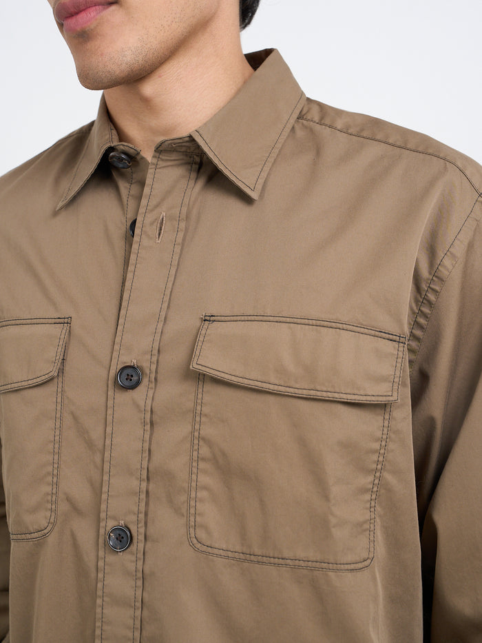 Penryn Overshirt (Loose Fit) Gilman Beige