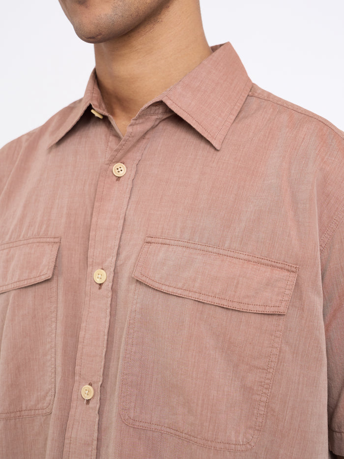 Penryn Short Sleeve Shirt (Loose Fit) Arden Pink