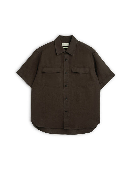 Penryn Short Sleeve Shirt (Loose Fit) Coney Brown