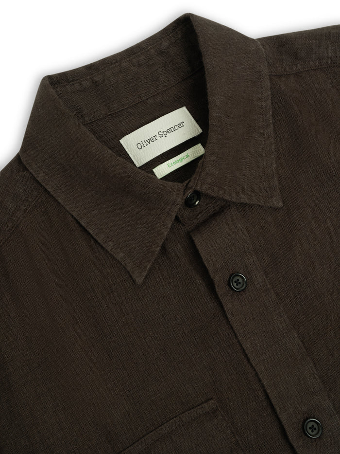 Penryn Short Sleeve Shirt (Loose Fit) Coney Brown