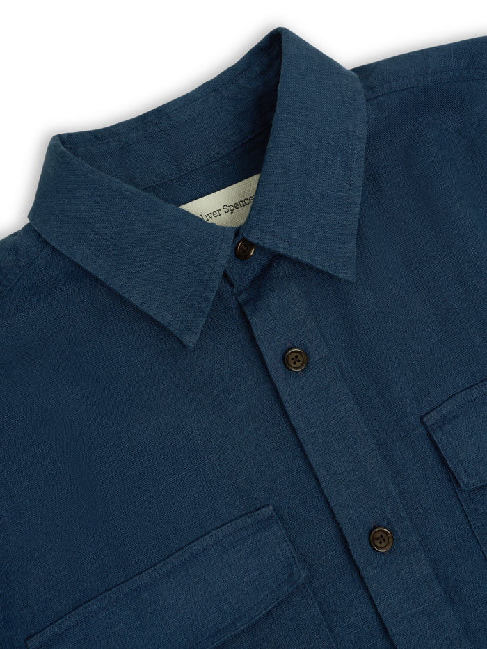 Penryn Short Sleeve Shirt (Loose Fit) Coney Navy