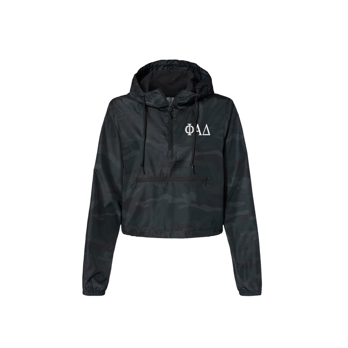 Phi Alpha Delta Crop Windbreaker