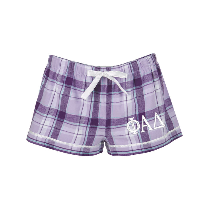 Phi Alpha Delta Flannel Boxer Shorts