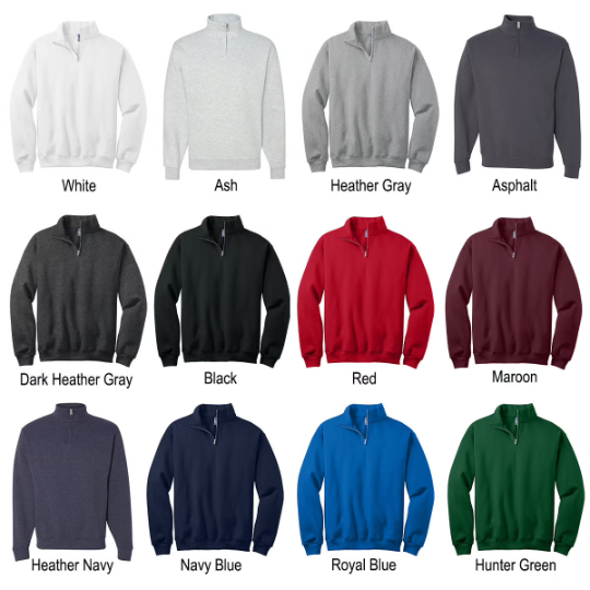 Phi Kappa Sigma Quarter Zip Pullover Sweatshirt