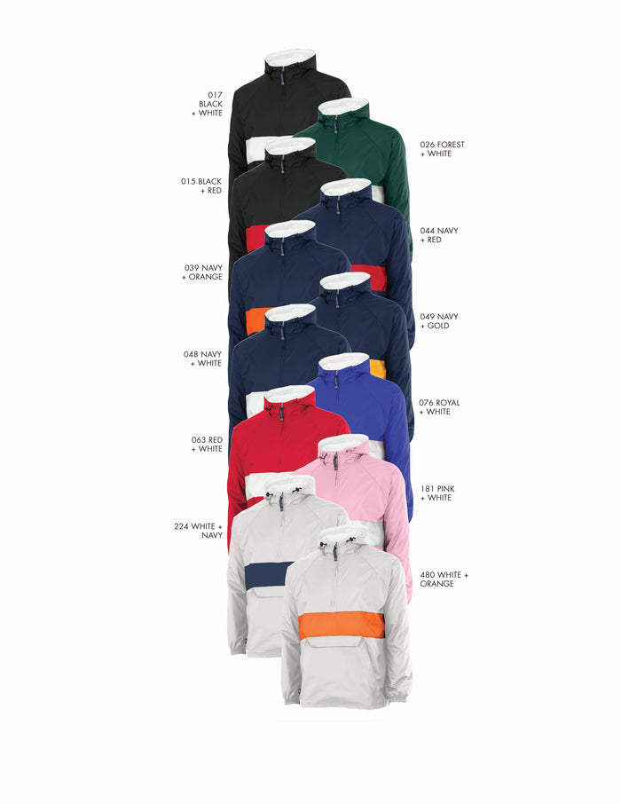 Phi Kappa Sigma Rugby Striped Lined Windbreaker