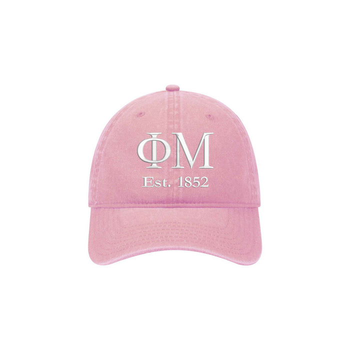Phi Mu Beach Washed Hat