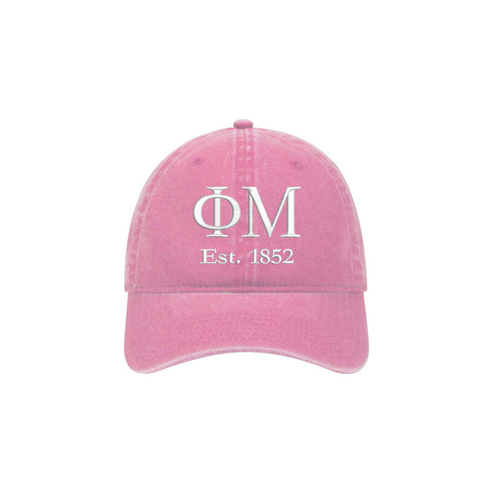 Phi Mu Beach Washed Hat
