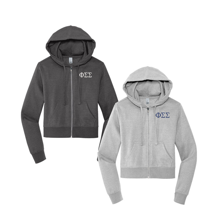 Phi Sigma Sigma Zip Up Hoodie