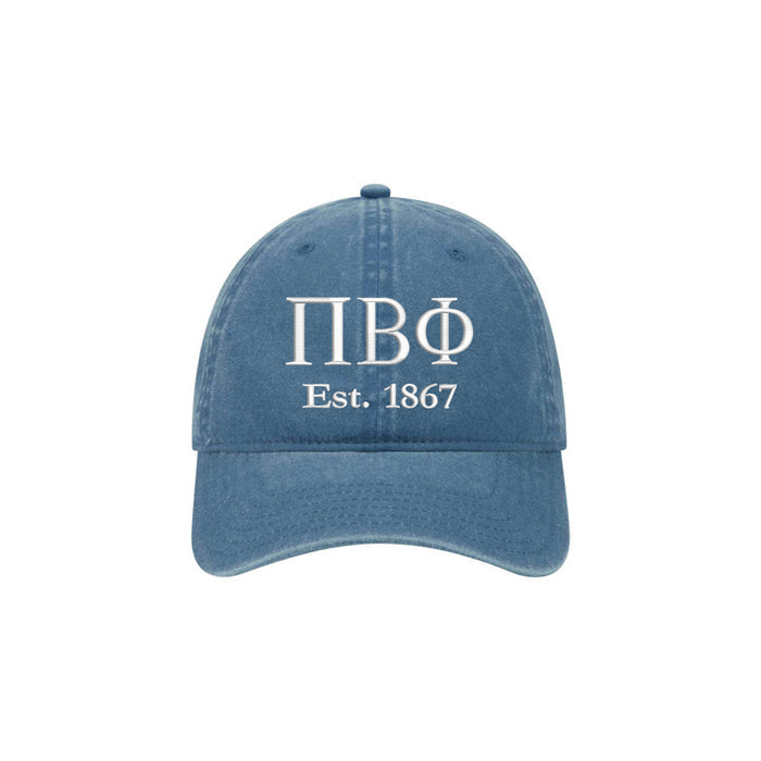 Pi Beta Phi Beach Washed Hat