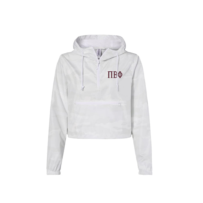 Pi Beta Phi Crop Windbreaker