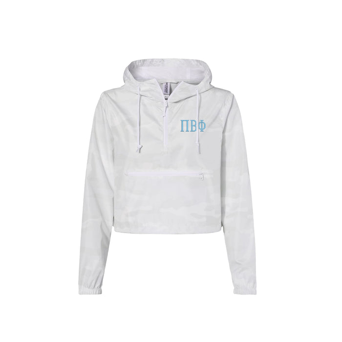 Pi Beta Phi Crop Windbreaker