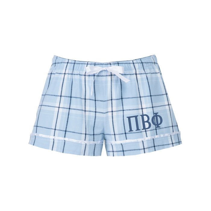 Pi Beta Phi Flannel Boxer Shorts