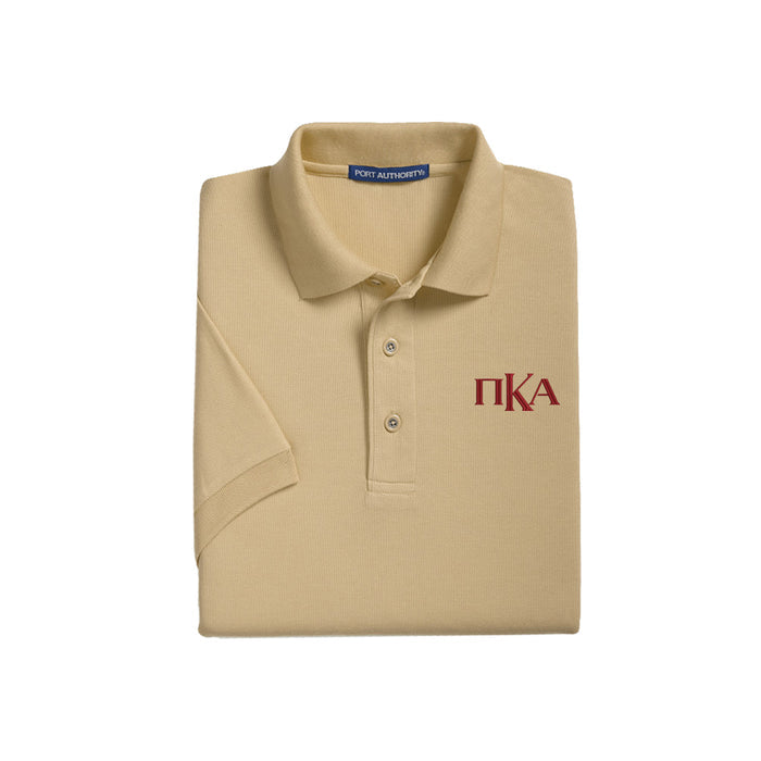 Pi Kappa Alpha Cotton Pique Polo - PKA Monogram