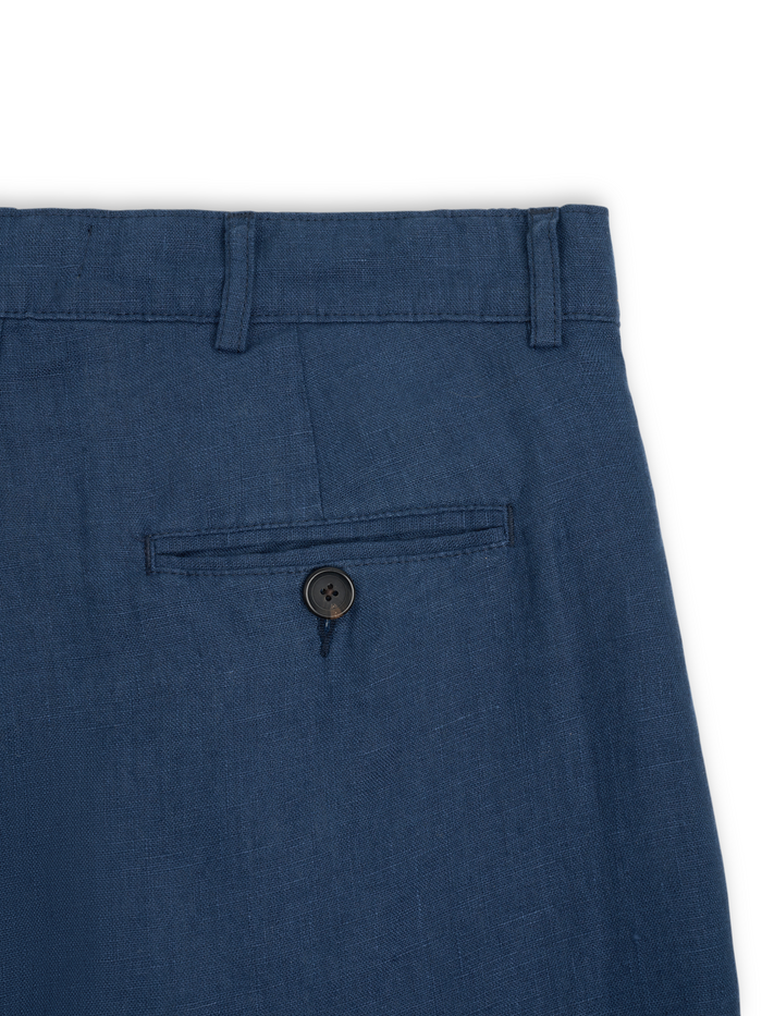 Pleated Shorts Coney Navy