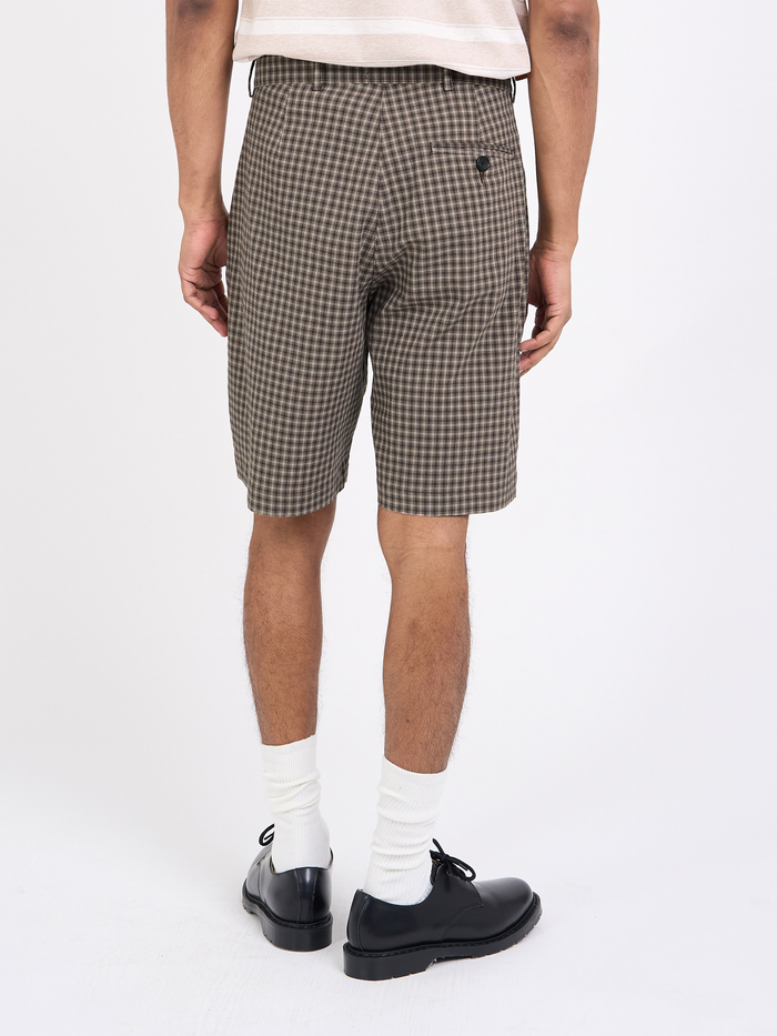 Pleated Shorts Leaman Brown