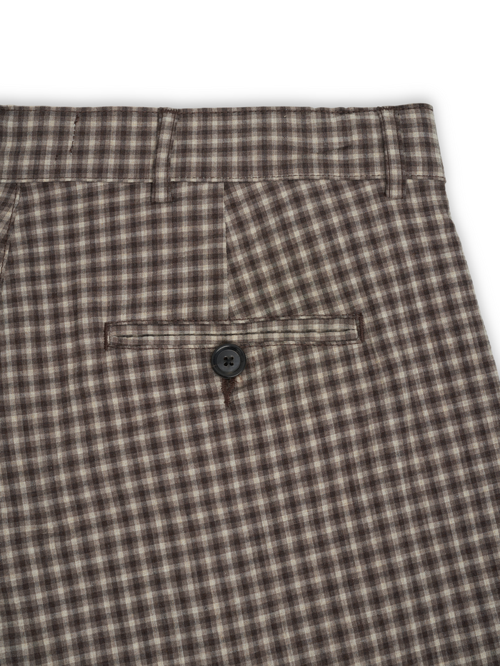 Pleated Shorts Leaman Brown