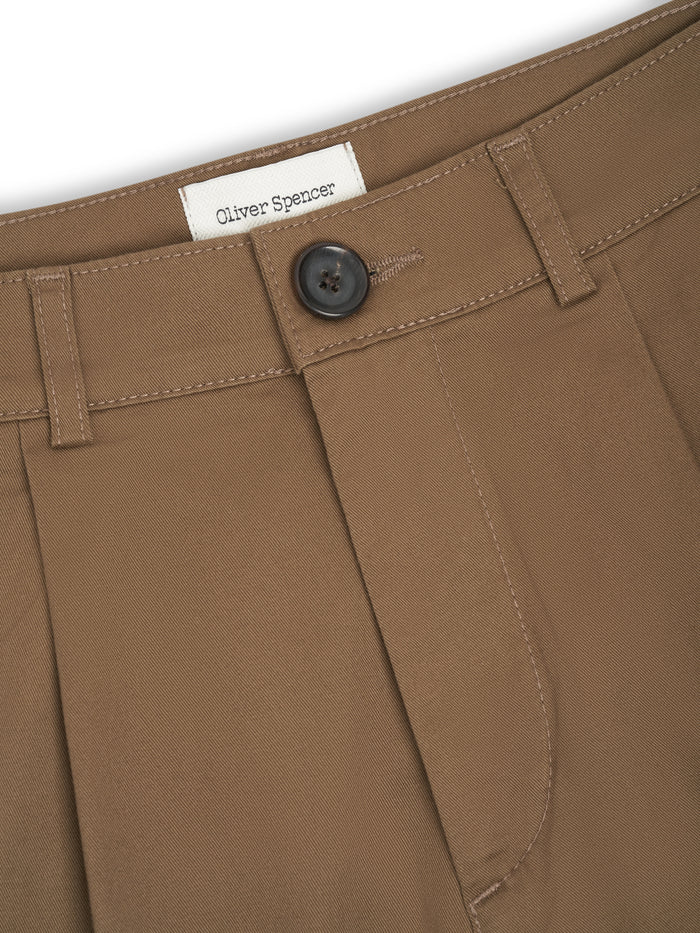 Pleated Shorts Tomlin Beige