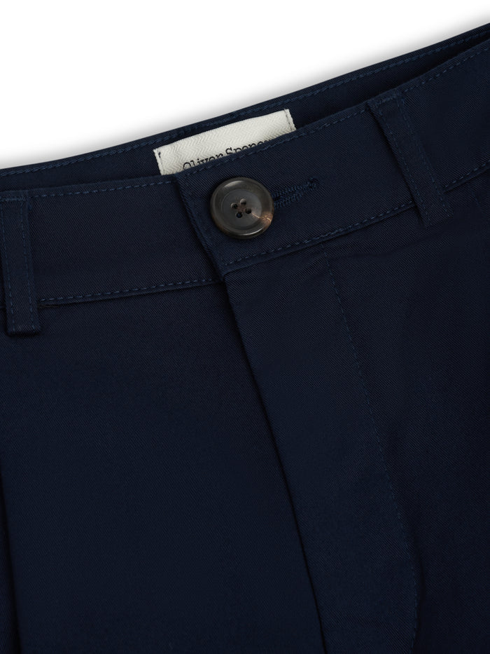 Pleated Shorts Tomlin Navy