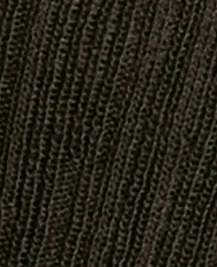 Polo Cap Sleeve Varigated Rib Sweater