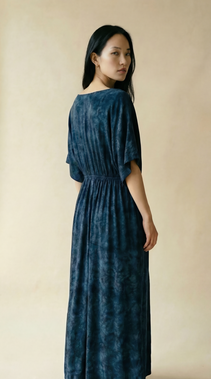 Poppy Maxi Dress - Hazy Naval