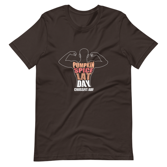 Pumpkin Spice Lat Day (White) - Short-Sleeve Unisex T-Shirt
