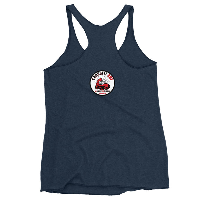 Pumpkin Spice Lat Day (White) - Women's Racerback Tank