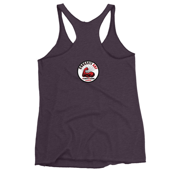 Pumpkin Spice Lat Day (White) - Women's Racerback Tank