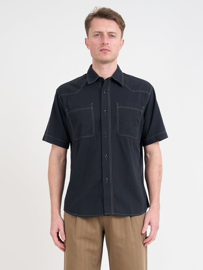 Quito Short Sleeve Shirt Donelly Charcoal