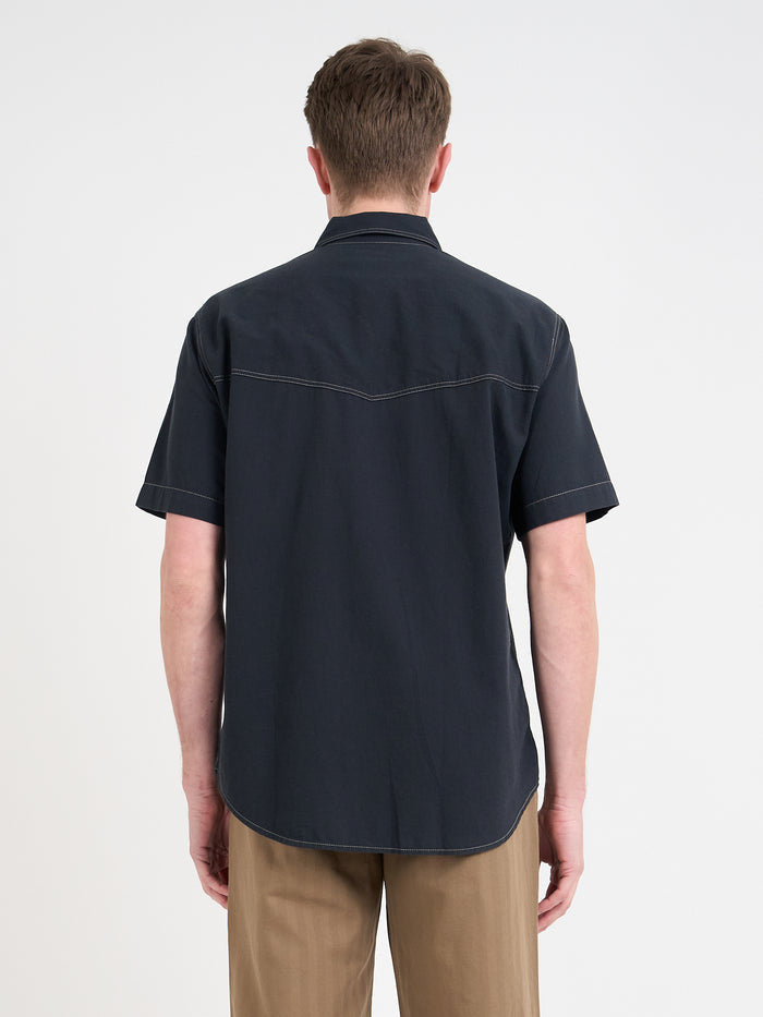 Quito Short Sleeve Shirt Donelly Charcoal