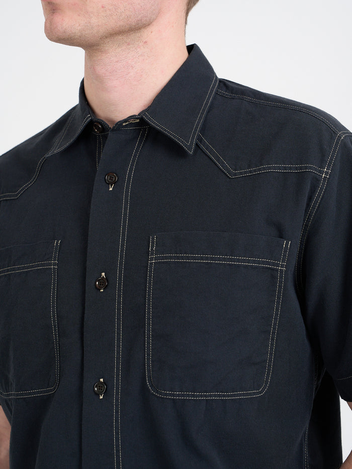 Quito Short Sleeve Shirt Donelly Charcoal