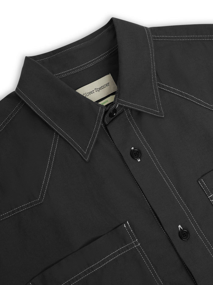 Quito Short Sleeve Shirt Donelly Charcoal