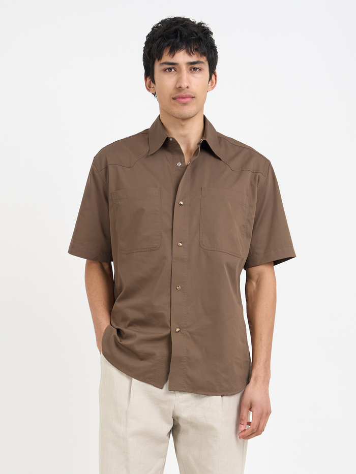 Quito Short Sleeve Shirt Gilman Beige