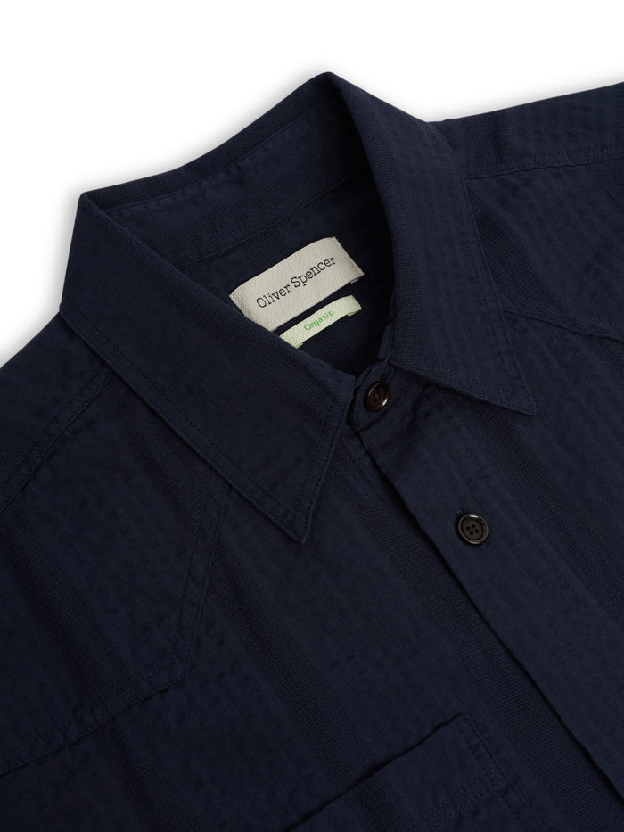 Quito Short Sleeve Shirt Phaidon Navy