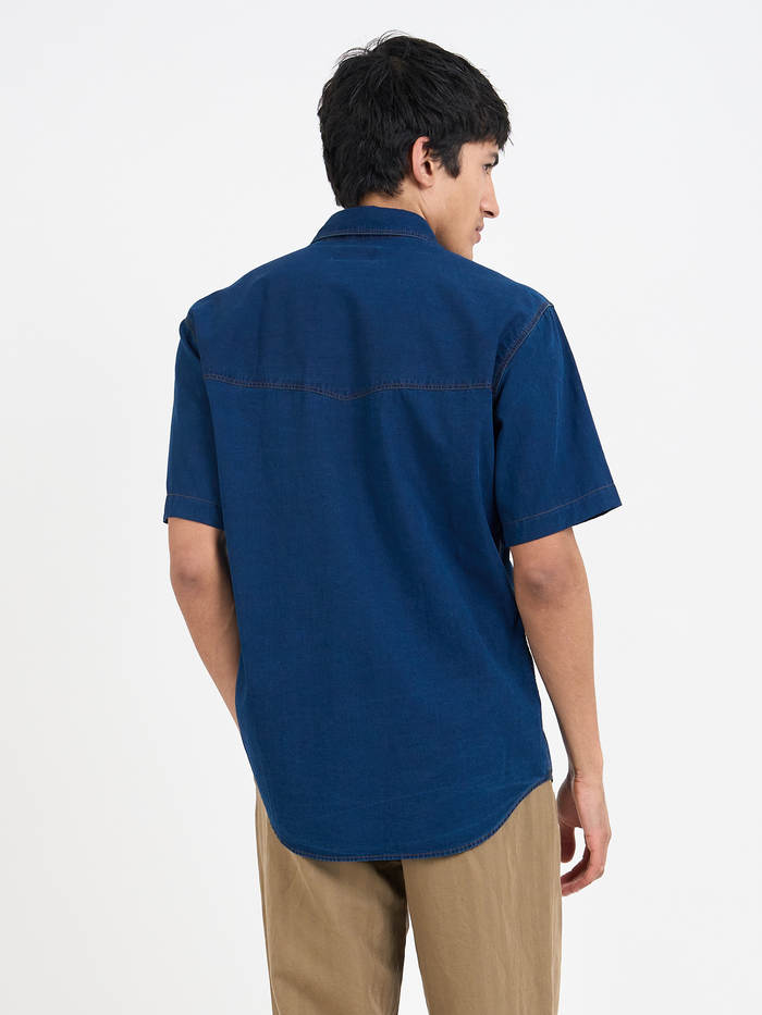 Quito Short Sleeve Shirt Wylie Indigo Rinse