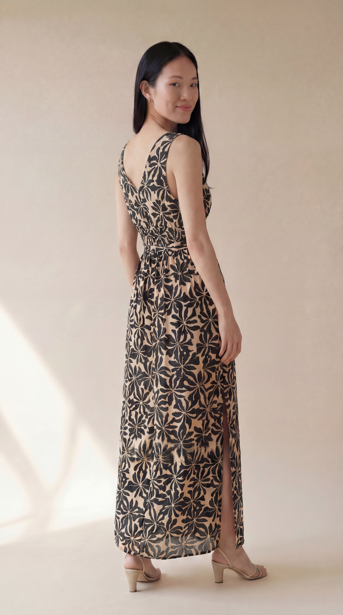 Rayna Maxi Dress - Aloha Black