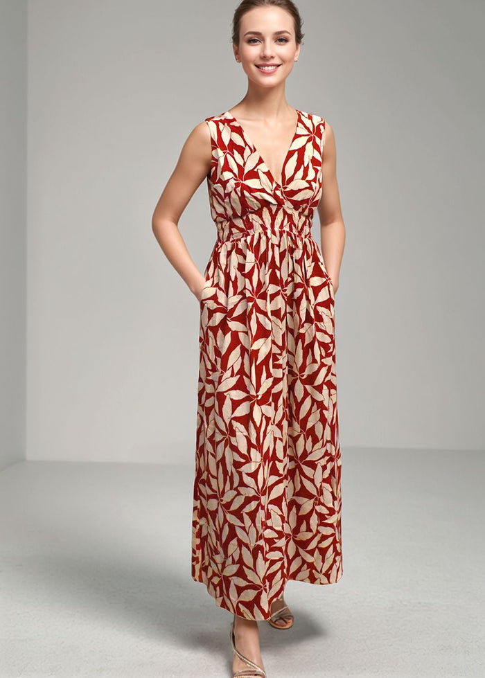 Rayna Maxi Dress - Laleen Red