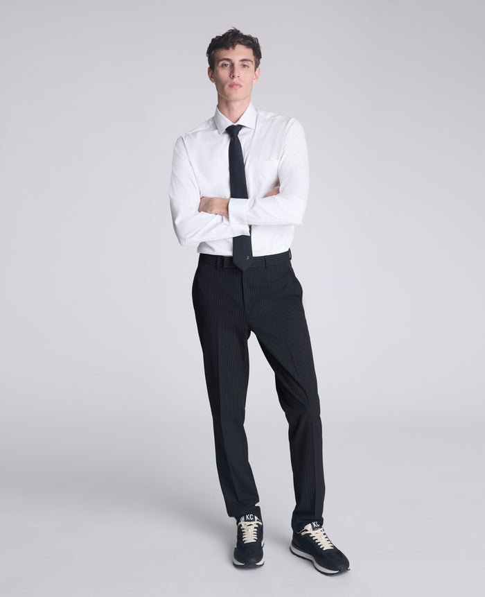 REACTION - Slim-Fit Button-Down Dress Shirt