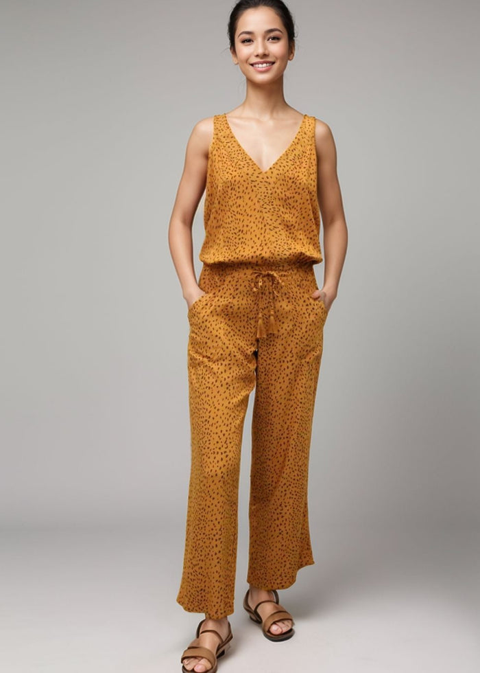 Reeve Jumpsuit - Granelli Honey