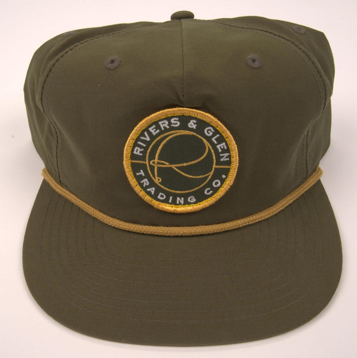 R&G Rope Hat Loden/Gold Green Patch 256 Rivers & Glen Trading Co. Hats Loden/Gold/GreenPatch/256 Headwear Rivers and Glen Trading Co
