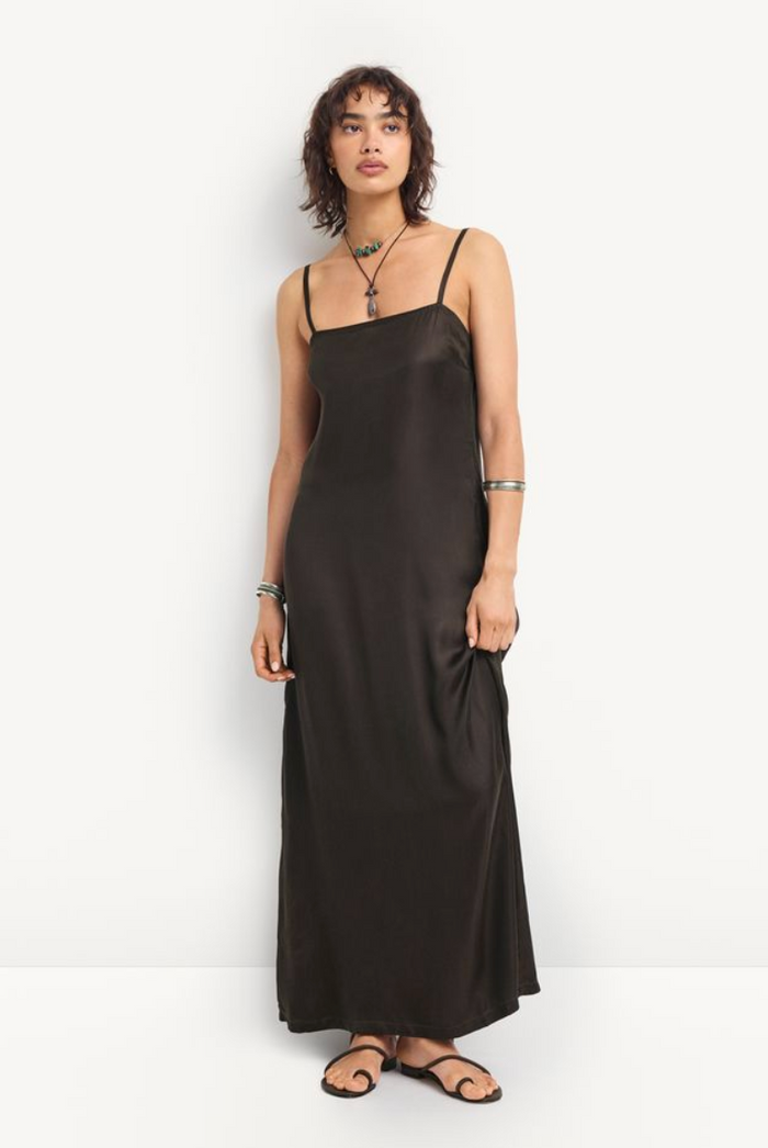 Rhea Dress - Deep Earth