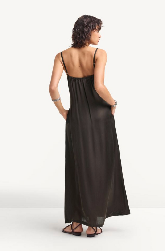 Rhea Dress - Deep Earth