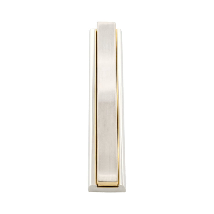 Rhodium & Gold Plated Tie Clip