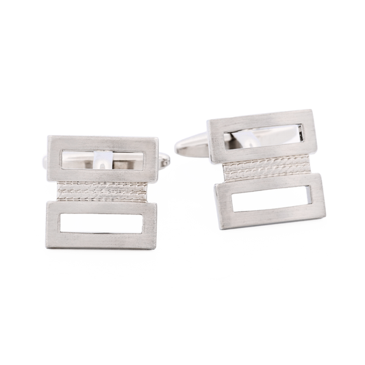 Rhodium Plated Cufflinks