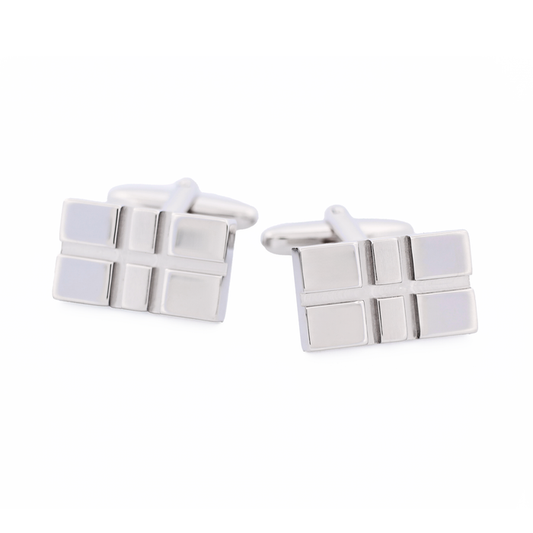 Rhodium Plated Cufflinks
